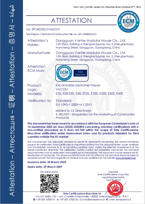 Casa cápsula espacial de 2 o 3 dormitorios Modelo VHCON-E7 - Imagen 5